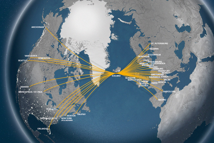 Routemap English globe