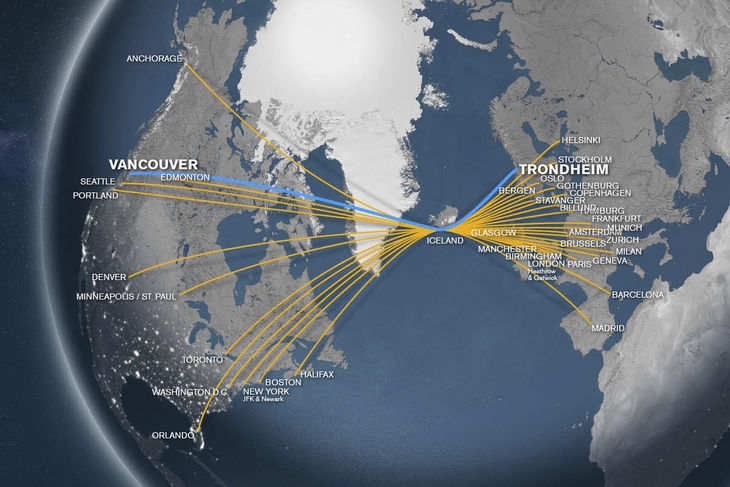 Cheap Flights from Vancouver (YVR) to Trondheim (TRD)