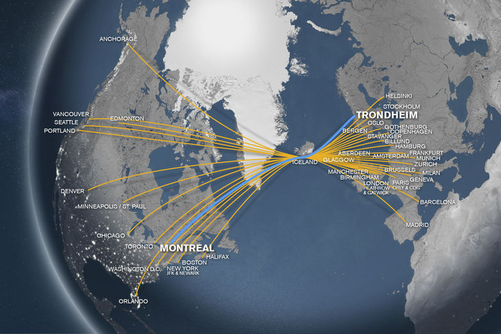 Cheap Flights from Montreal (YUL) to Trondheim (TRD)